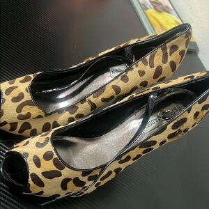 Stylish Leopard Print Women's Shoes
